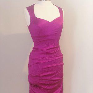 NWT || Solid Crinkle Sweetheart Dress